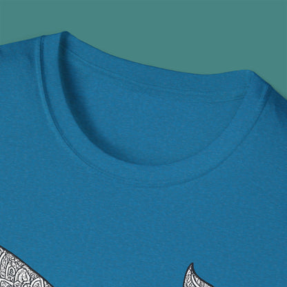 Intricate Mandala Whale Unisex T-Shirt