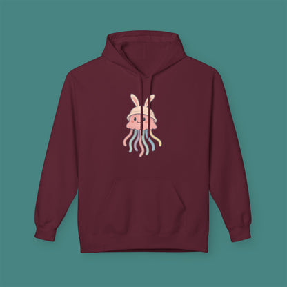 Easter Jellyfish Fleece Unisex Hoodie