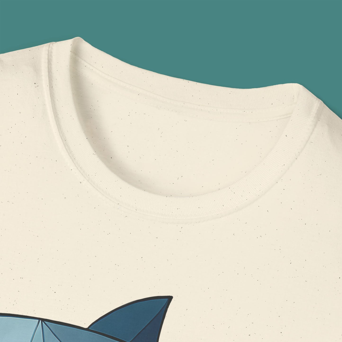 Geometric Polygon Shark Unisex T-Shirt