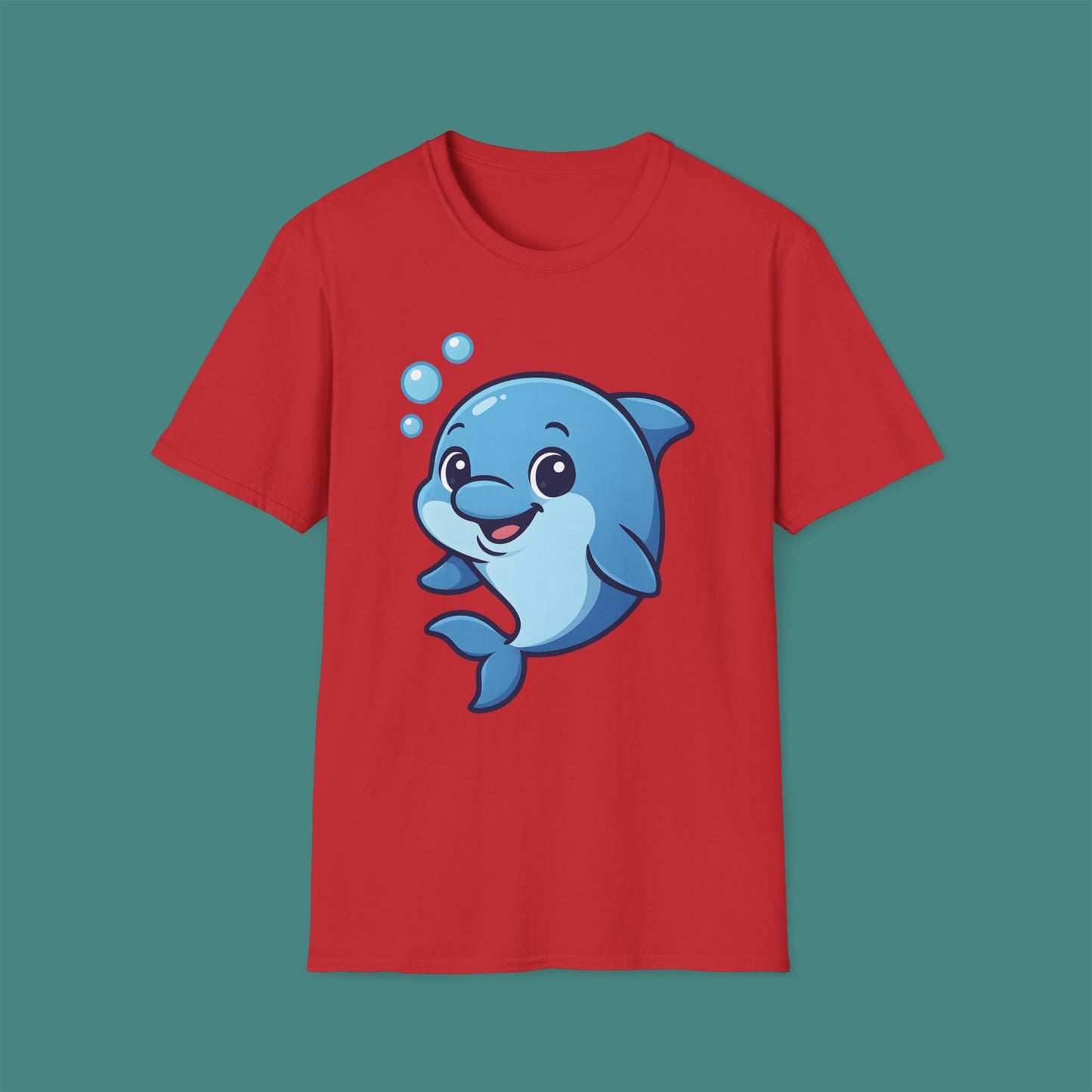 Cartoon Cute Dolphin Unisex T-Shirt