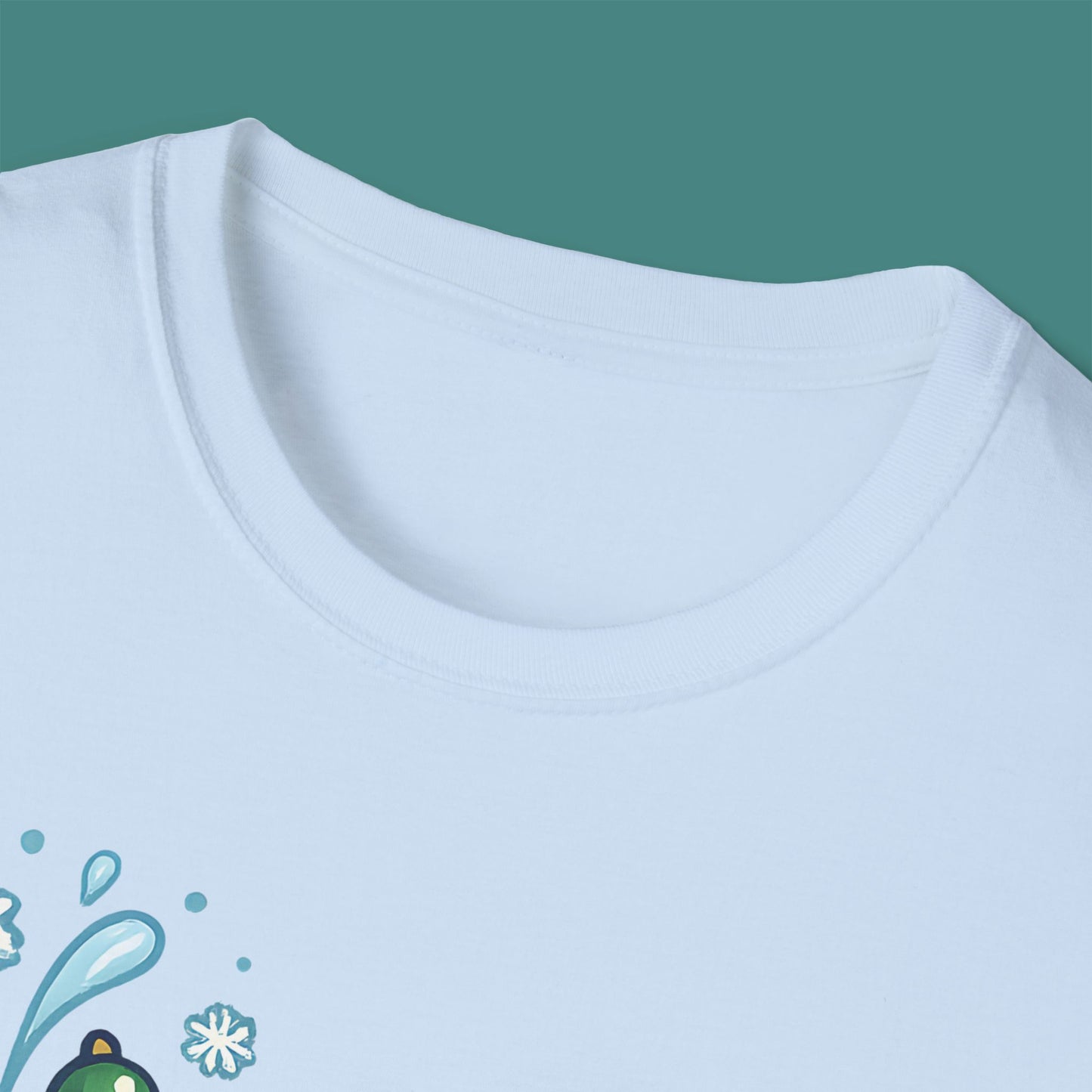 Christmas Whale Unisex T-Shirt