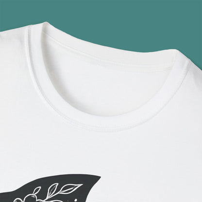 Floral Fish Silhouette Unisex T-Shirt