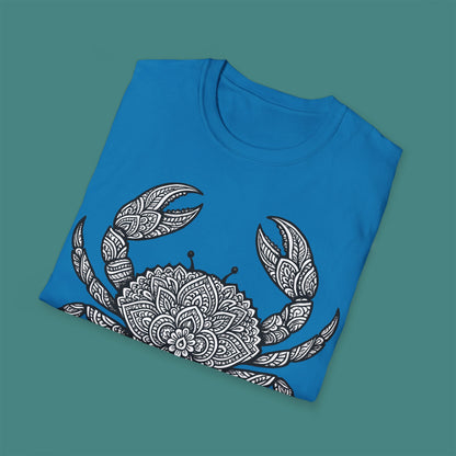Intricate Mandala Crab Unisex T-Shirt