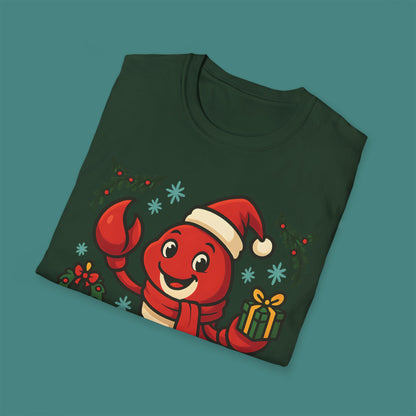 Christmas Lobster Unisex T-Shirt