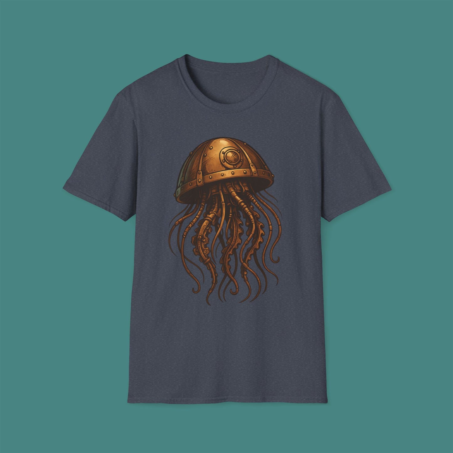 Steampunk Mechanical Jellyfish Unisex T-Shirt