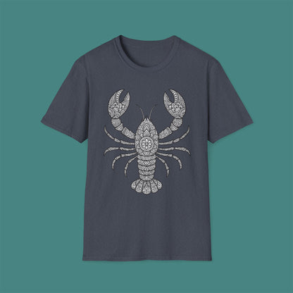 Intricate Mandala Lobster Unisex T-Shirt