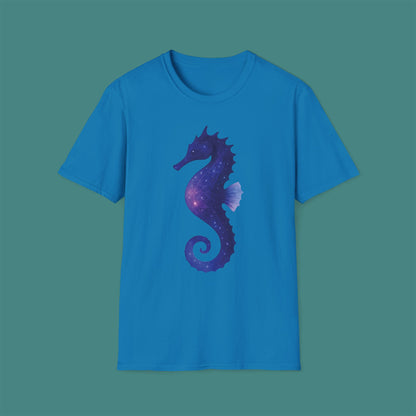 Cosmic Galaxy Seahorse Unisex T-Shirt