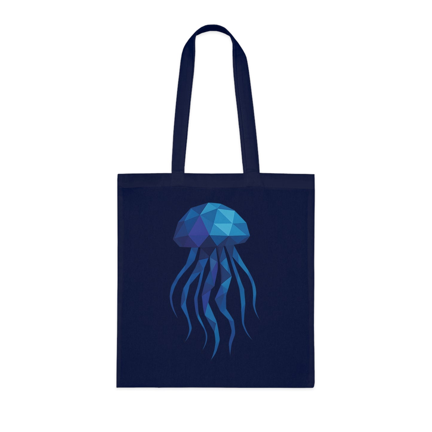 Geometric Polygon Jellyfish Tote Bag