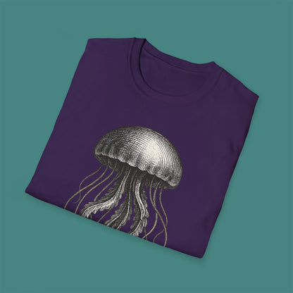 Vintage Etching Jellyfish Unisex T-Shirt