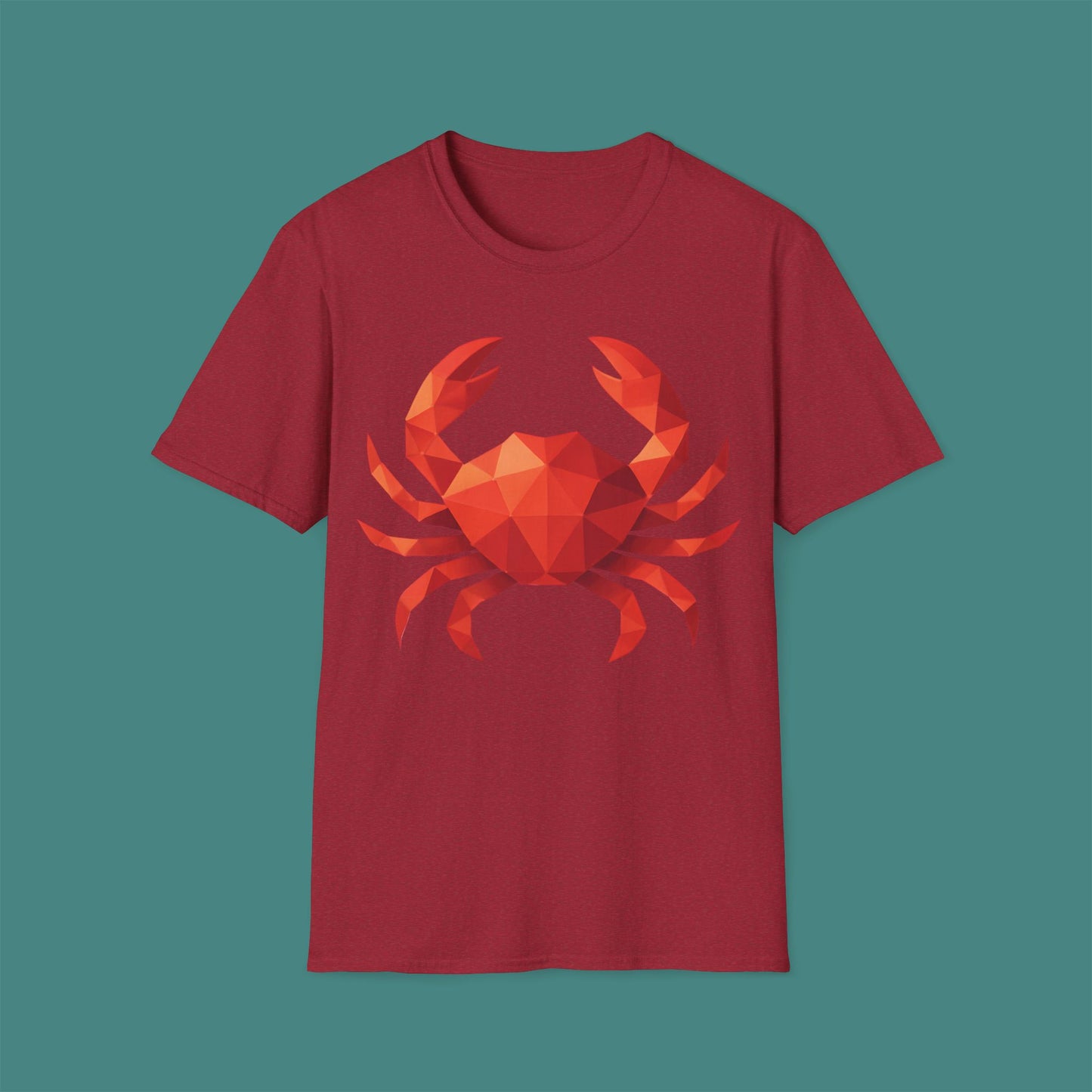 Geometric Polygon Crab Unisex T-Shirt