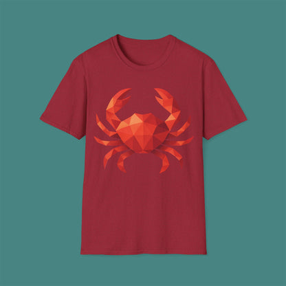 Geometric Polygon Crab Unisex T-Shirt