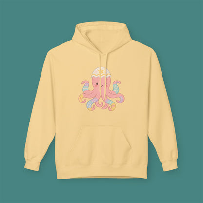 Easter Octopus Fleece Unisex Hoodie