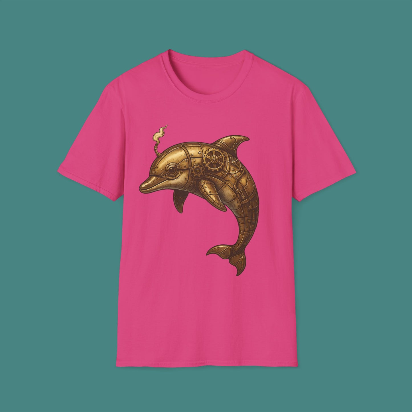 Steampunk Mechanical Dolphin Unisex T-Shirt
