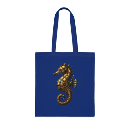 Steampunk Mechanical Seahorse Tote Bag