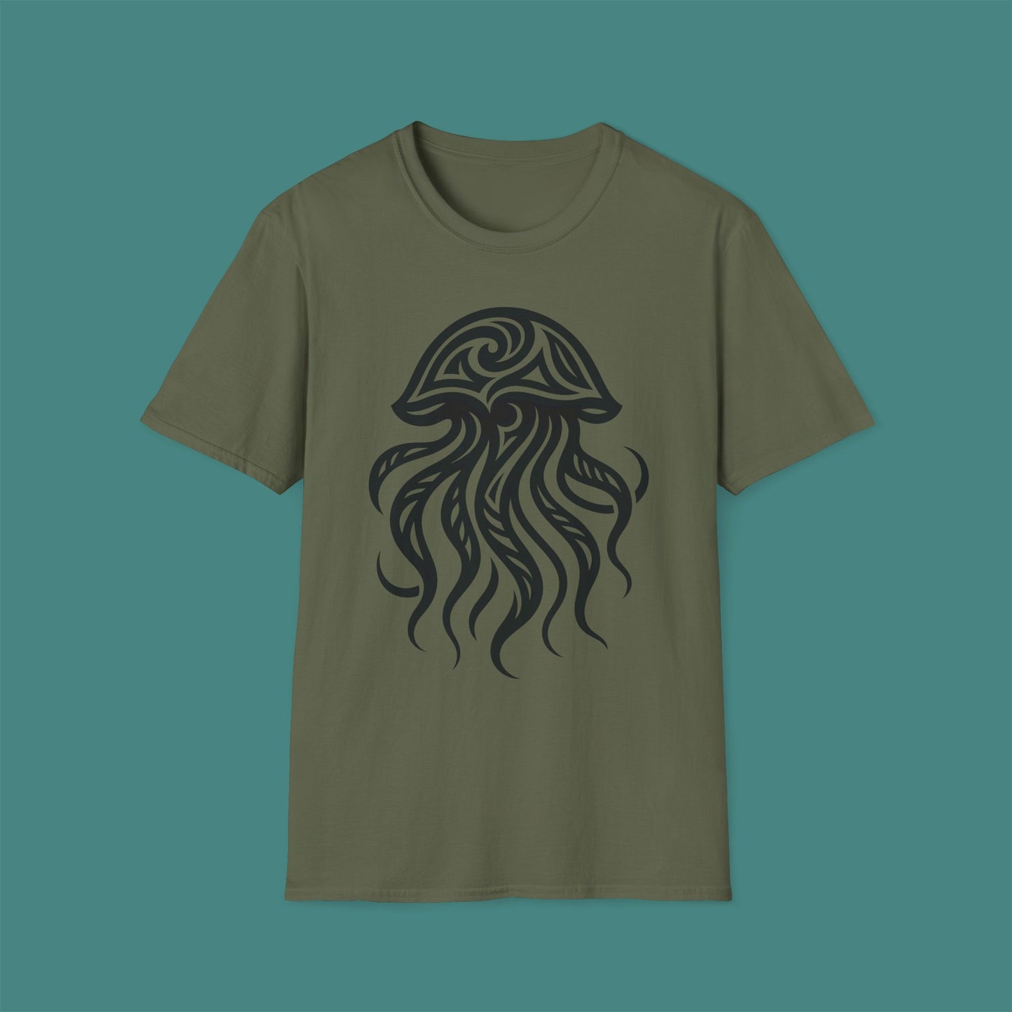 Tribal Tattoo Jellyfish Unisex T-Shirt