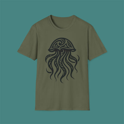 Tribal Tattoo Jellyfish Unisex T-Shirt