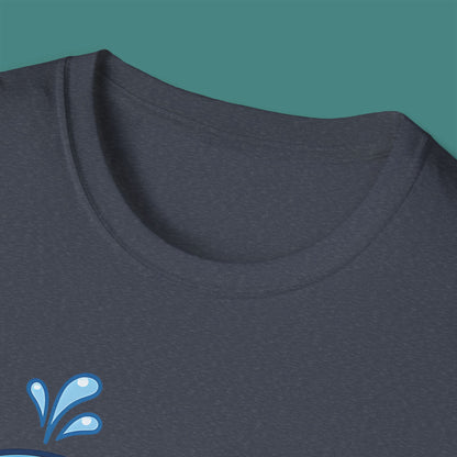 Cartoon Cute Whale Unisex T-Shirt