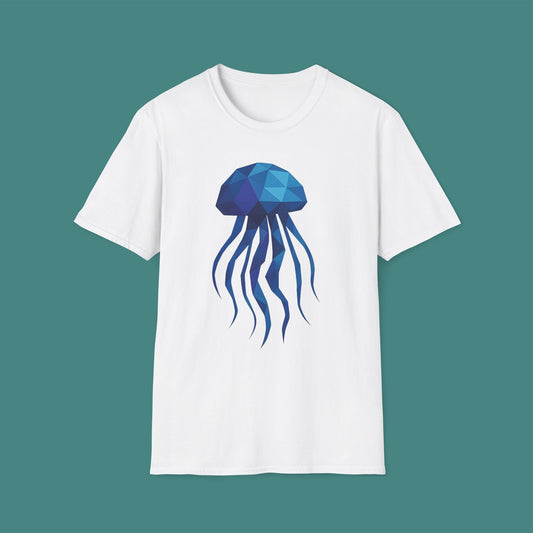 Geometric Polygon Jellyfish Unisex T-Shirt