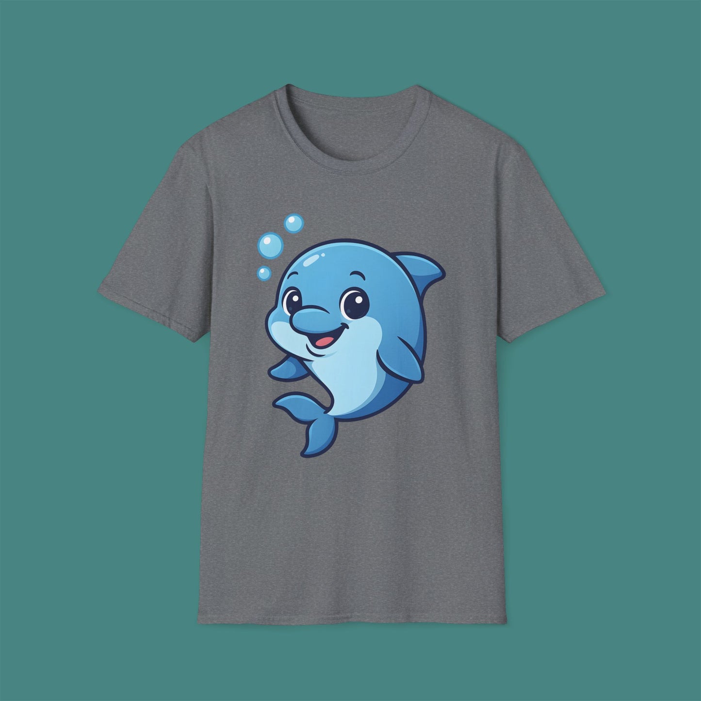 Cartoon Cute Dolphin Unisex T-Shirt