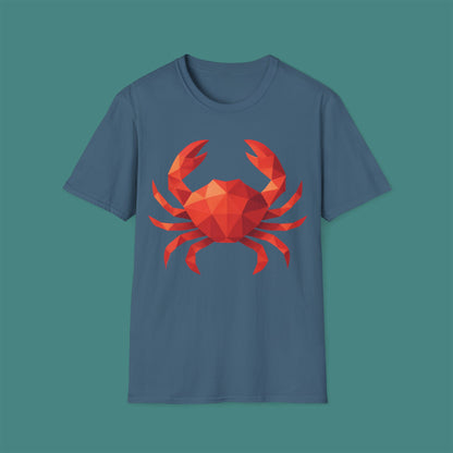 Geometric Polygon Crab Unisex T-Shirt
