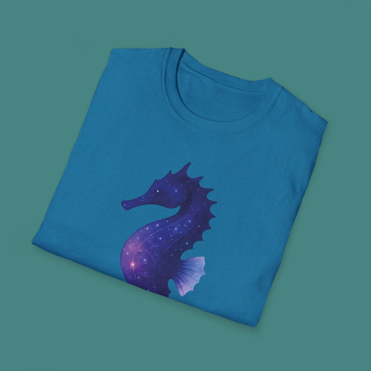 Cosmic Galaxy Seahorse Unisex T-Shirt