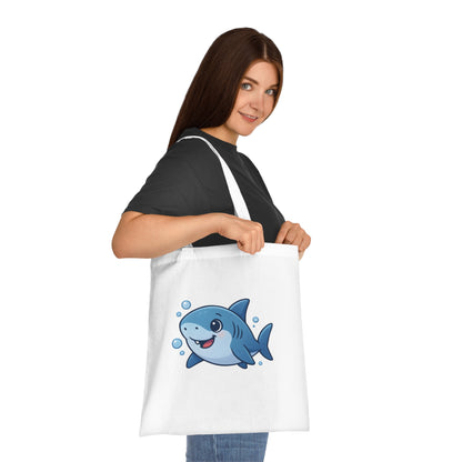Cartoon Cute Shark Tote Bag