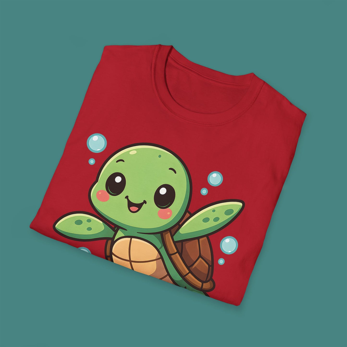 Cartoon Cute Turtle Unisex T-Shirt