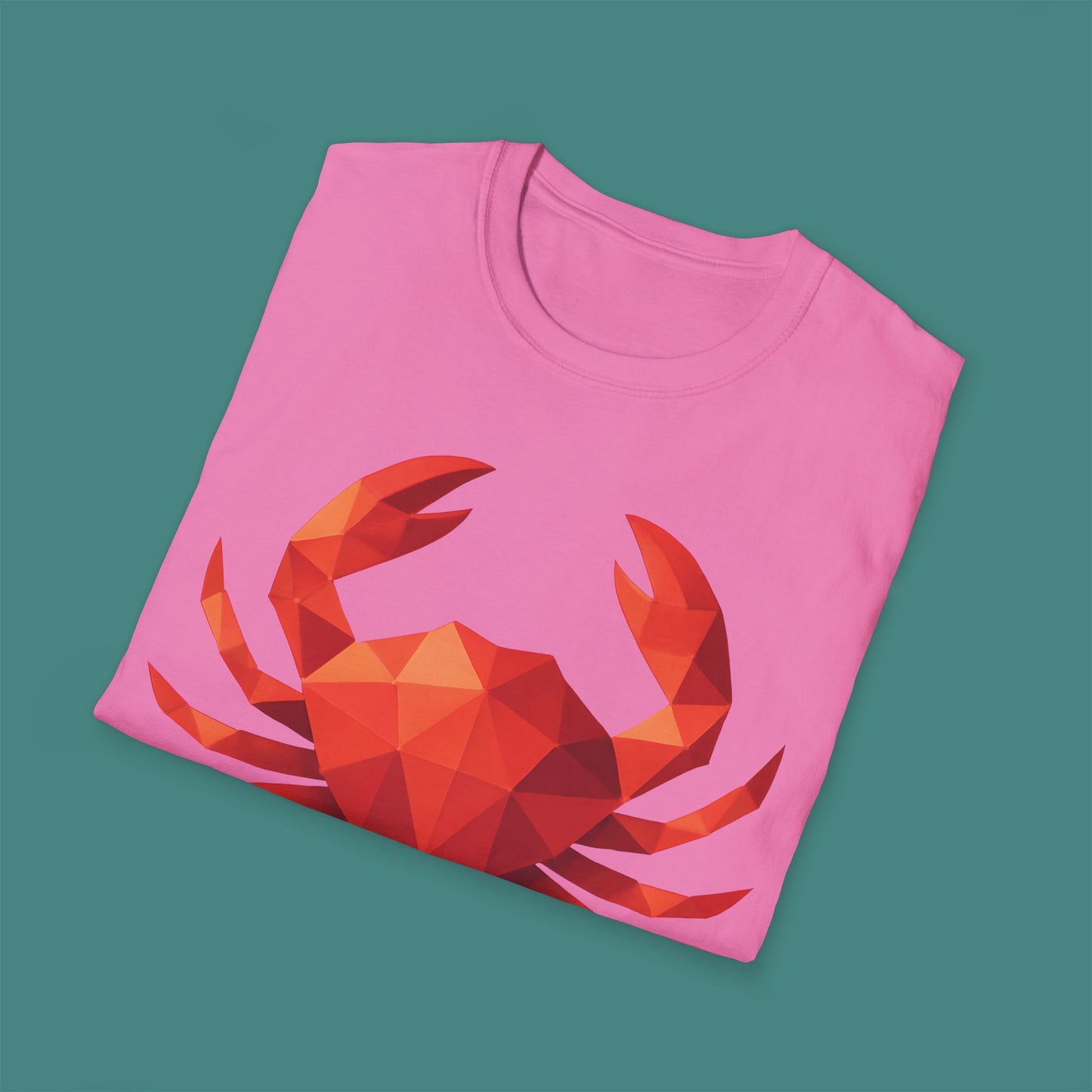Geometric Polygon Crab Unisex T-Shirt