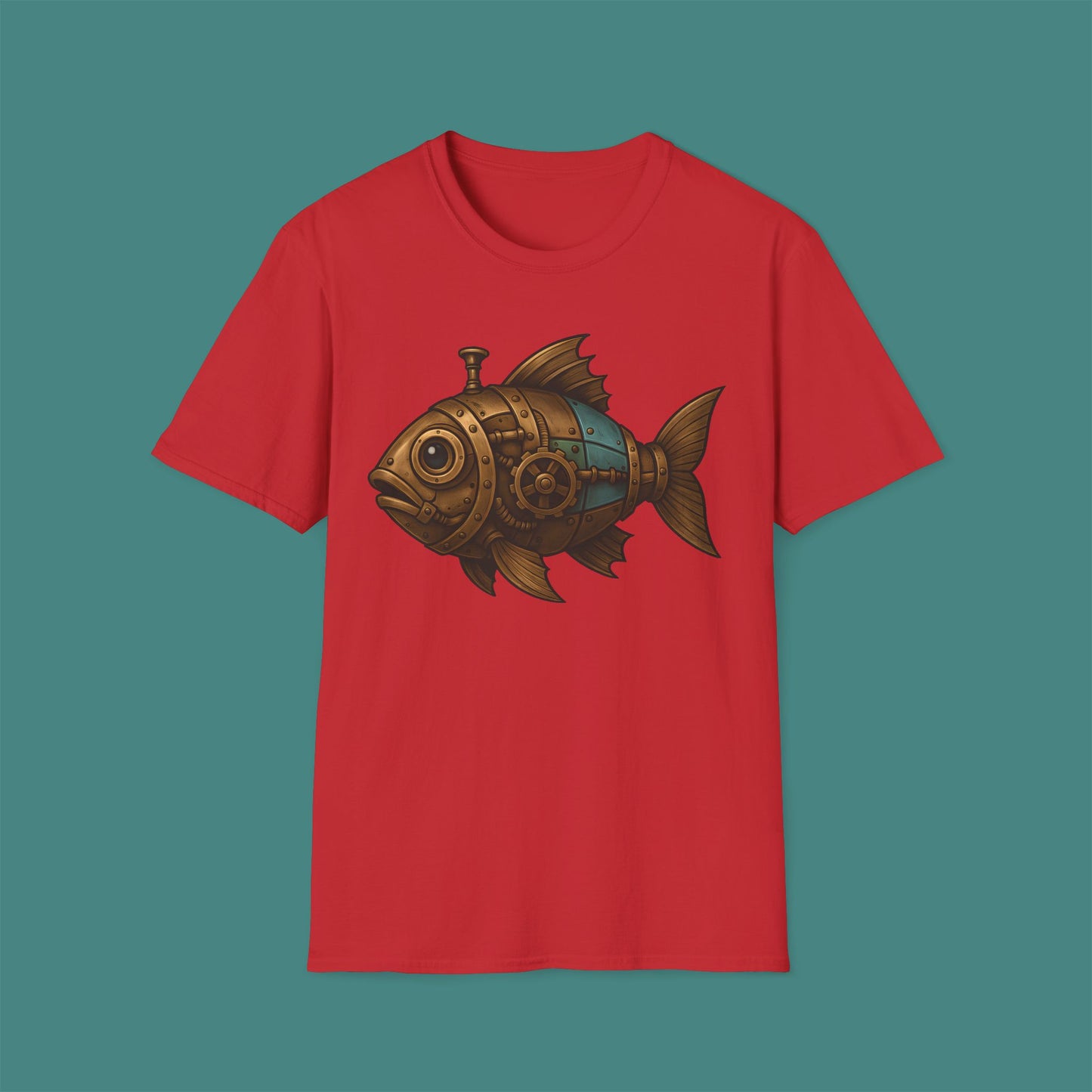 Steampunk Mechanical Fish Unisex T-Shirt