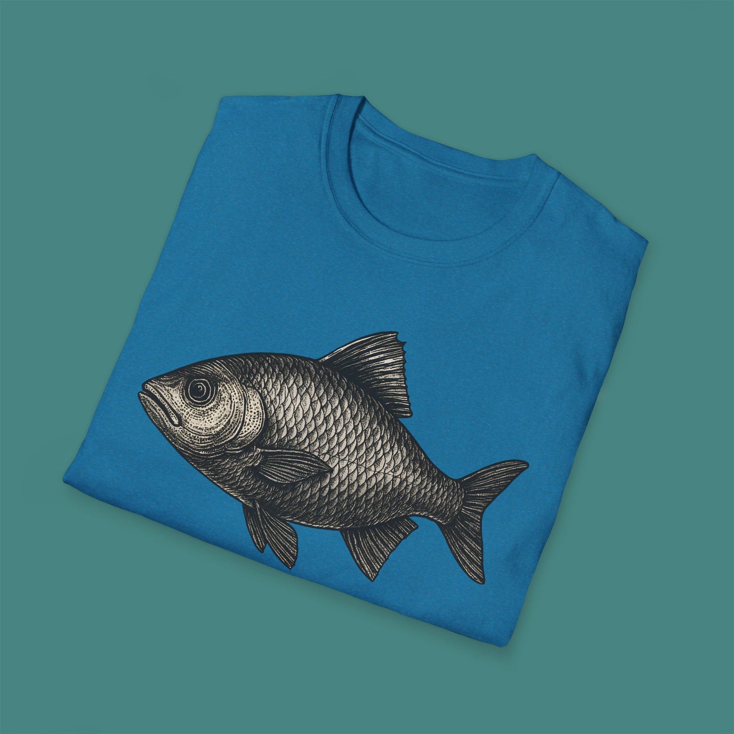 Vintage Etching Fish Unisex T-Shirt