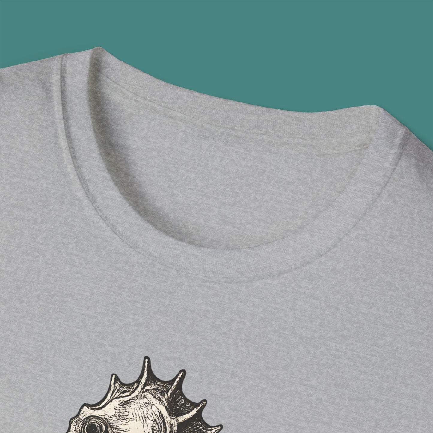 Vintage Etching Seahorse Unisex T-Shirt
