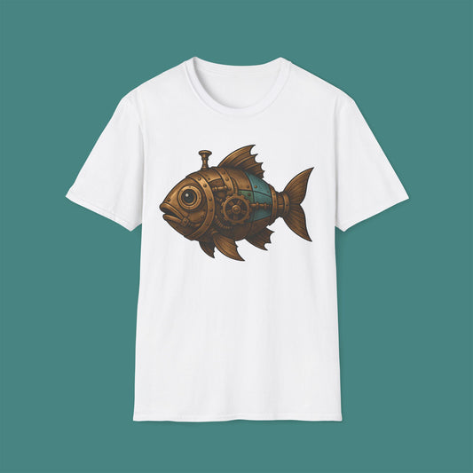 Steampunk Mechanical Fish Unisex T-Shirt