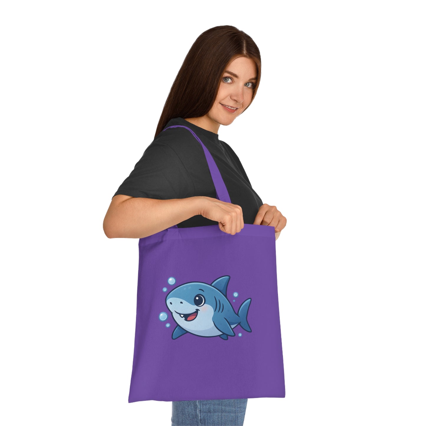 Cartoon Cute Shark Tote Bag