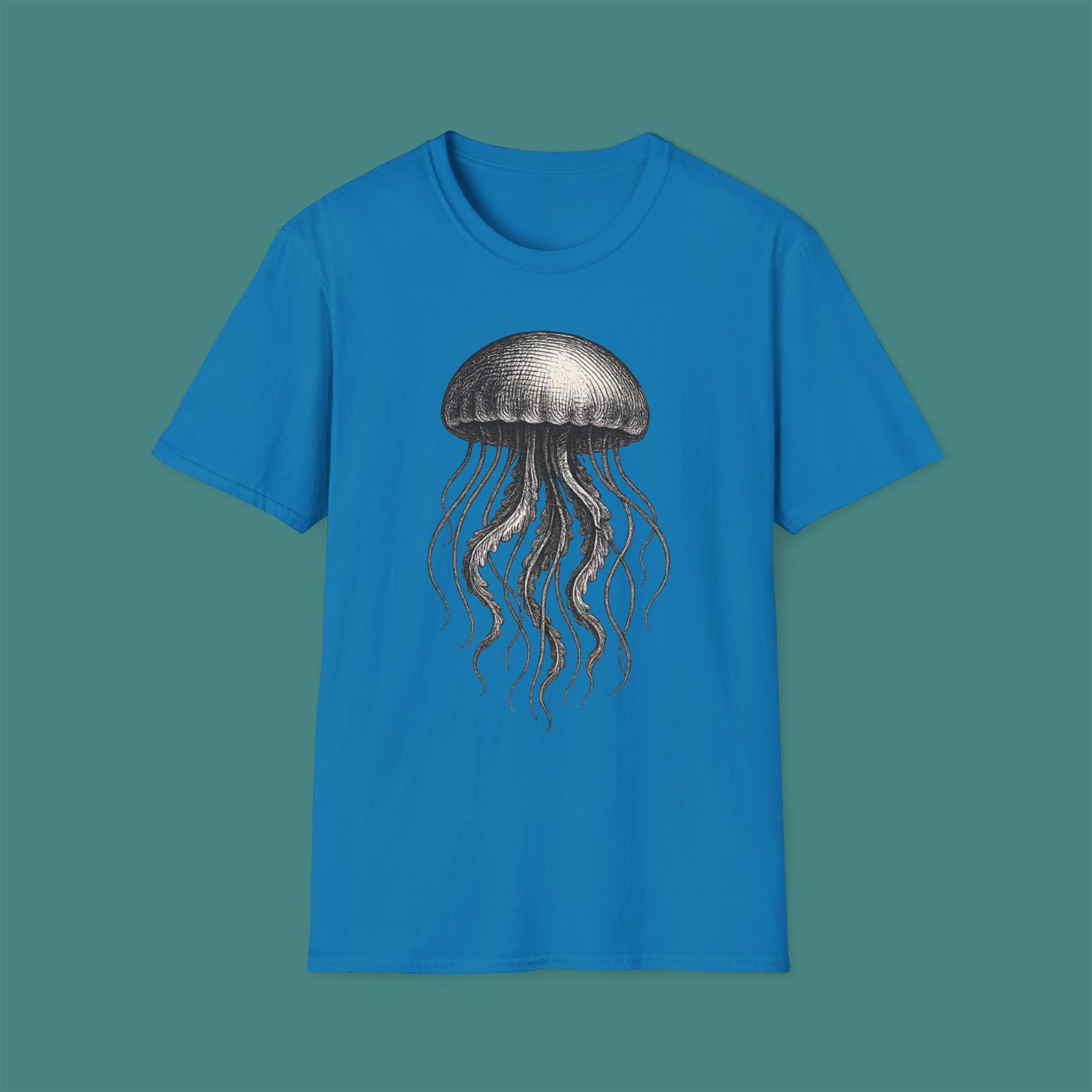 Vintage Etching Jellyfish Unisex T-Shirt