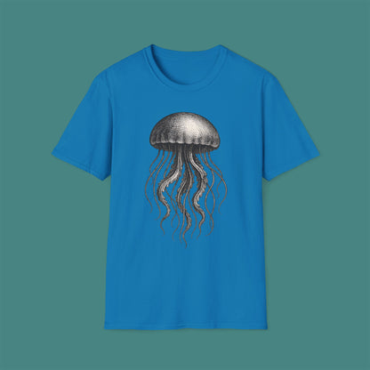 Vintage Etching Jellyfish Unisex T-Shirt