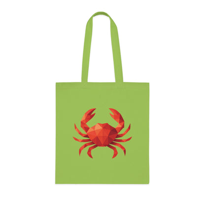 Geometric Polygon Crab Tote Bag