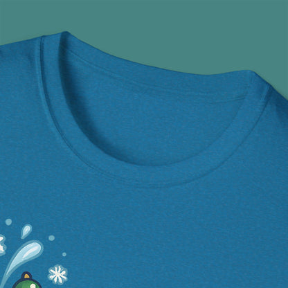 Christmas Whale Unisex T-Shirt