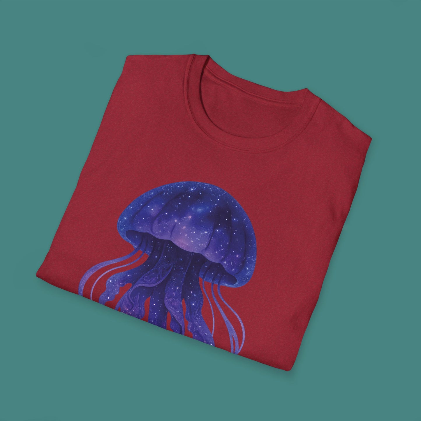 Cosmic Galaxy Jellyfish Unisex T-Shirt
