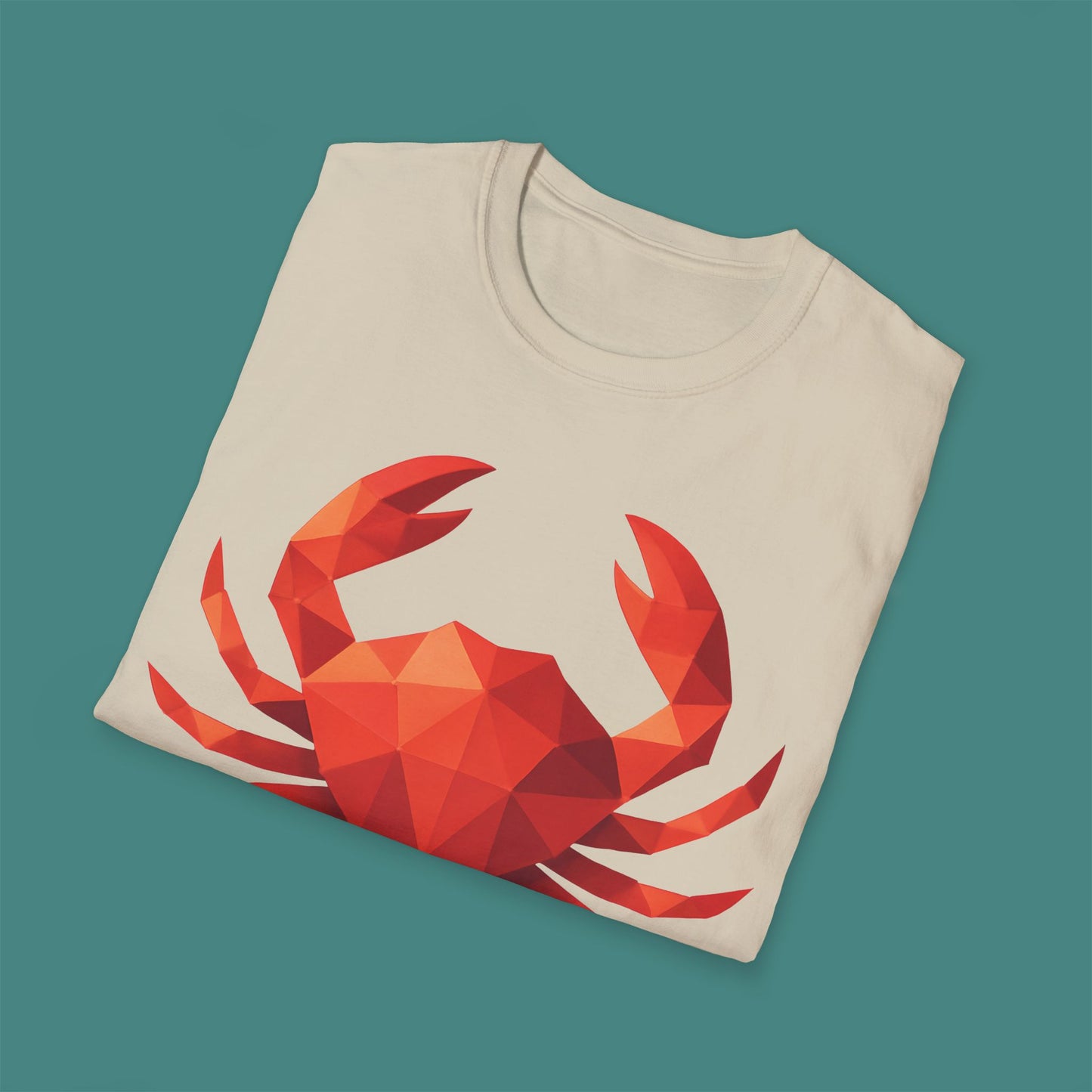 Geometric Polygon Crab Unisex T-Shirt