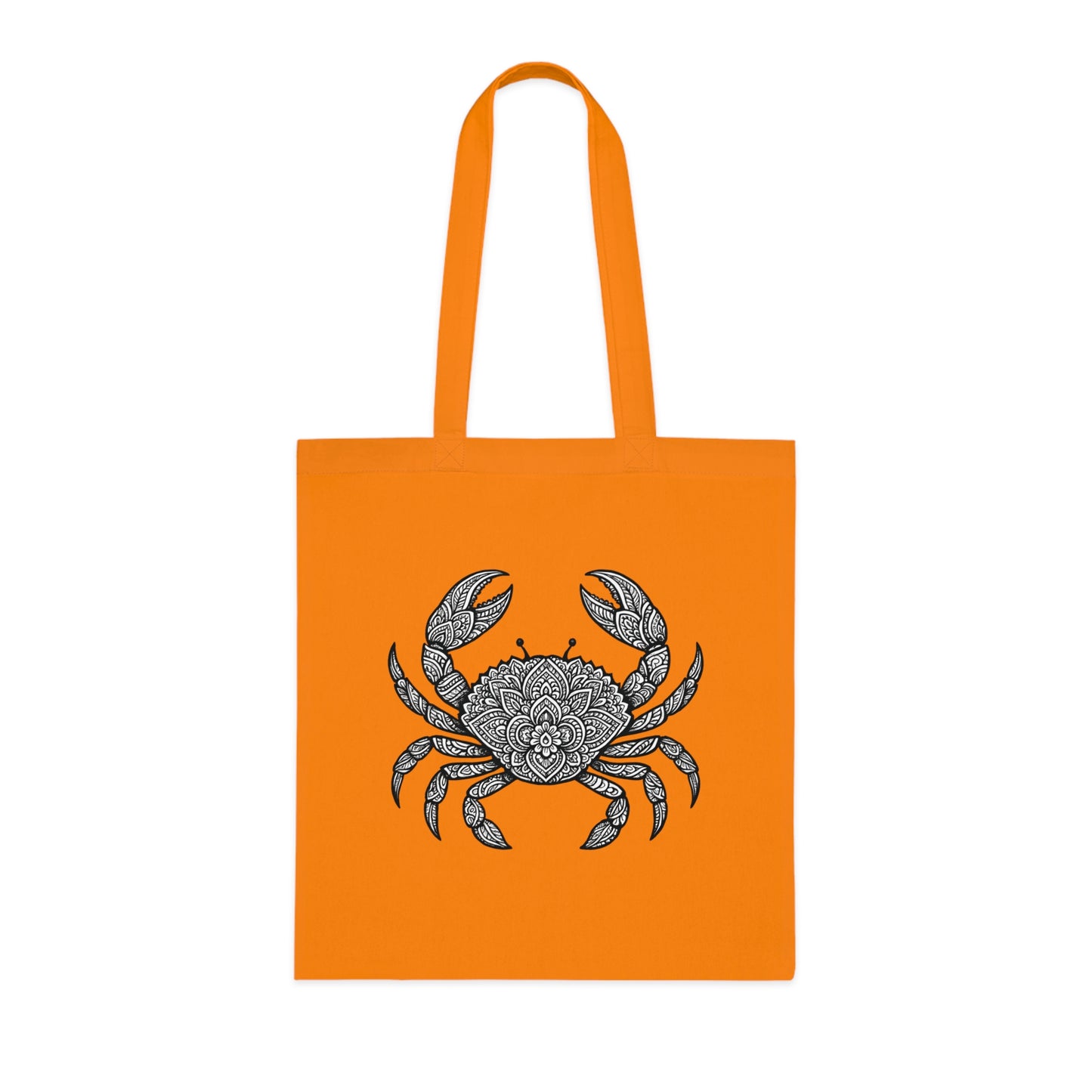 Intricate Mandala Crab Tote Bag