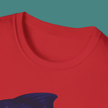 Cosmic Galaxy Fish Unisex T-Shirt