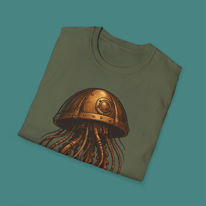 Steampunk Mechanical Jellyfish Unisex T-Shirt