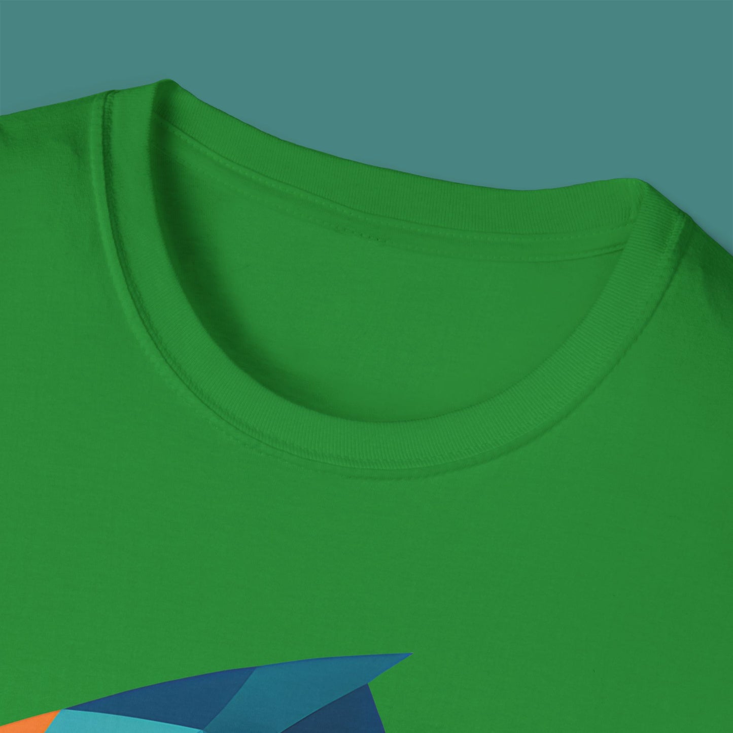 Geometric Polygon Fish Unisex T-Shirt