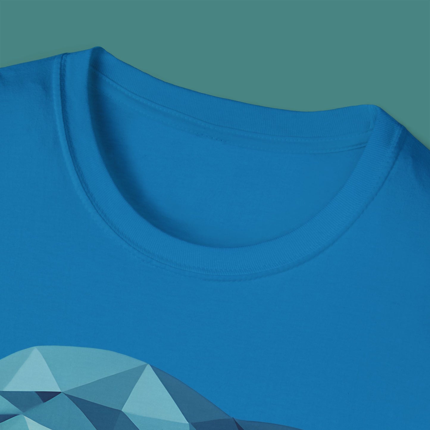 Geometric Polygon Dolphin Unisex T-Shirt