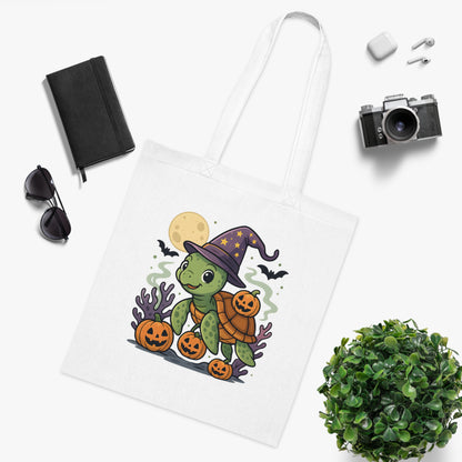 Halloween Turtle Tote Bag