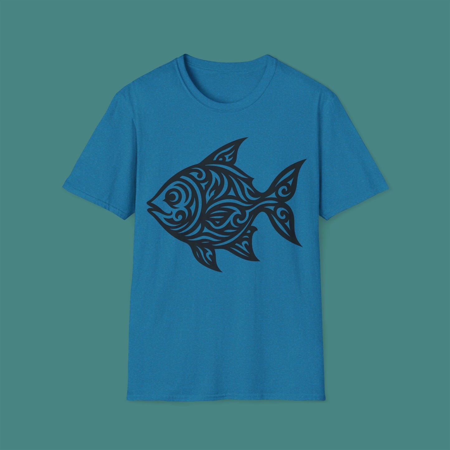 Tribal Tattoo Fish Unisex T-Shirt