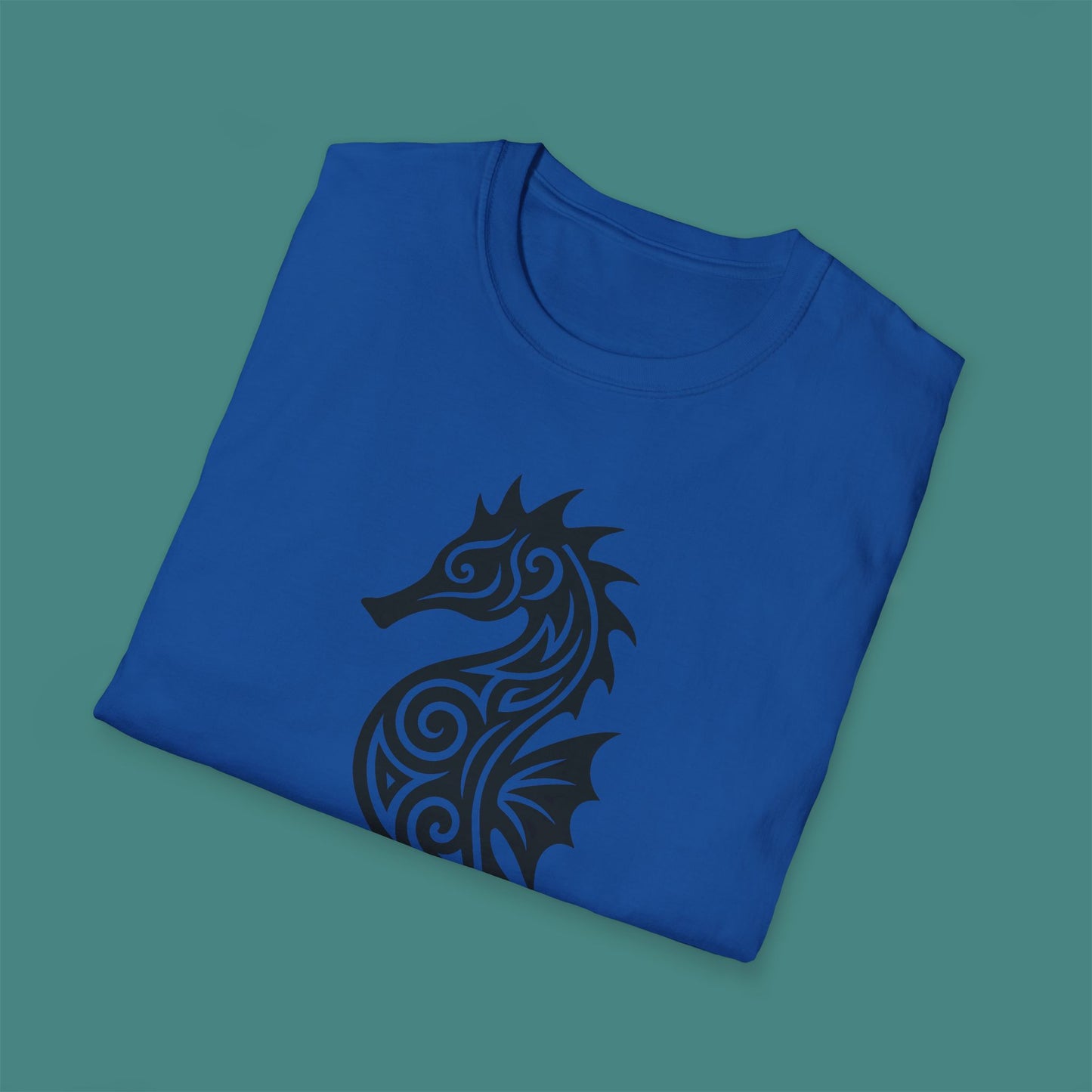 Tribal Tattoo Seahorse Unisex T-Shirt