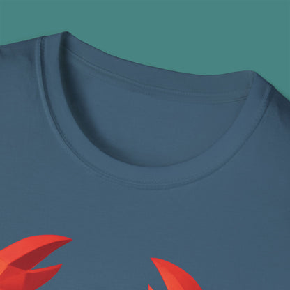 Geometric Polygon Crab Unisex T-Shirt