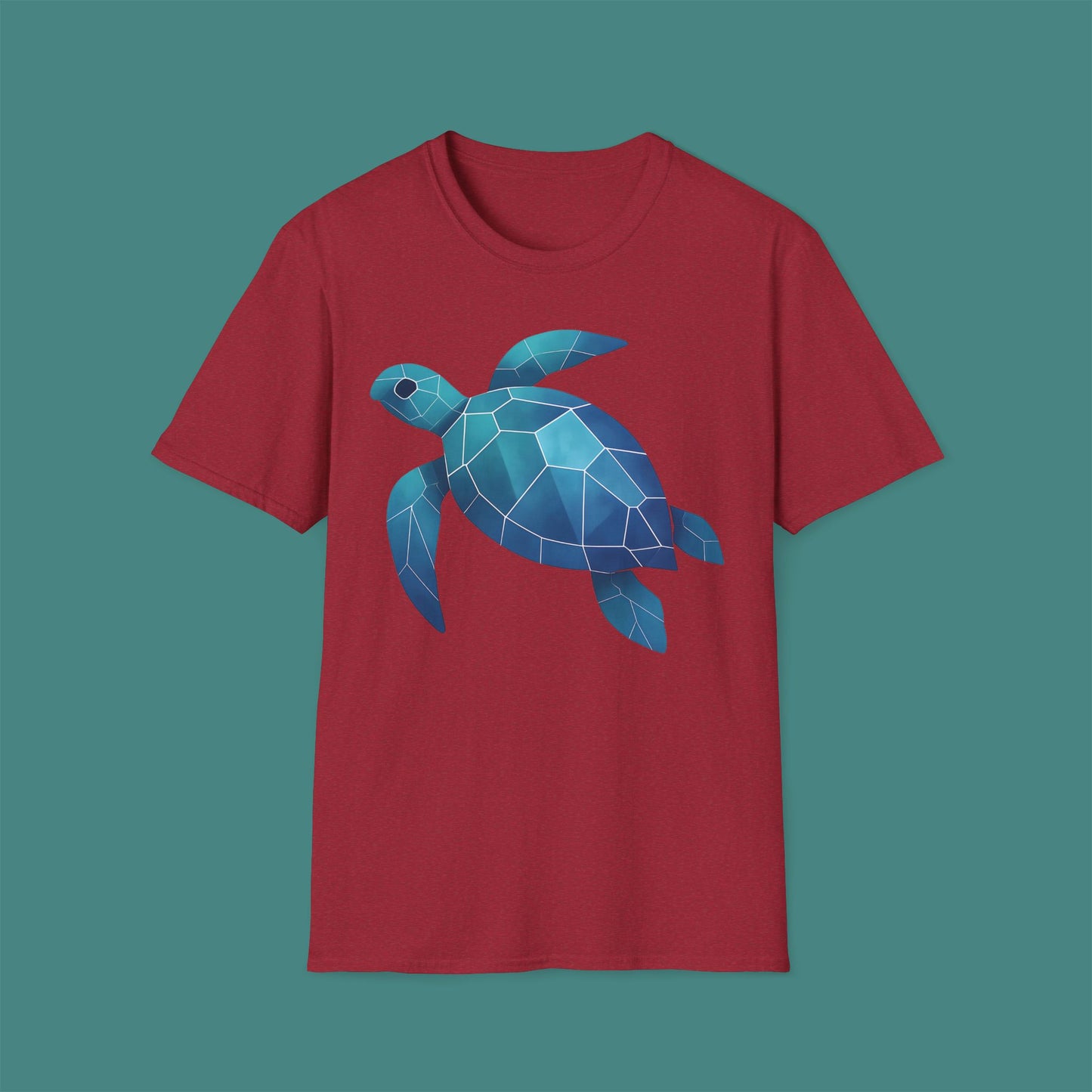 Geometric Polygon Turtle Unisex T-Shirt