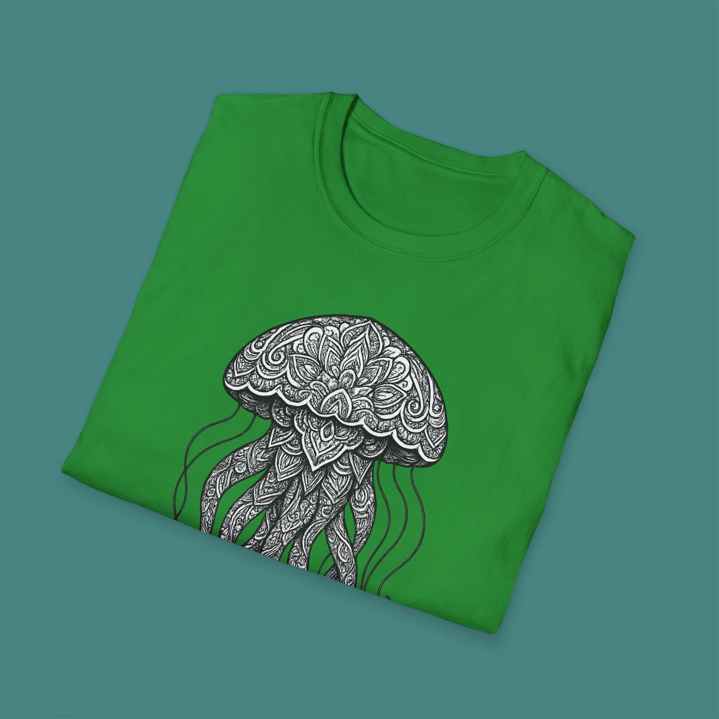 Intricate Mandala Jellyfish Unisex T-Shirt